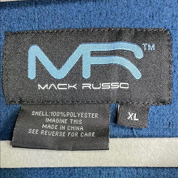 Blue 1/4 Zip Up Sweater with Classic Design - Picture 5 of 6